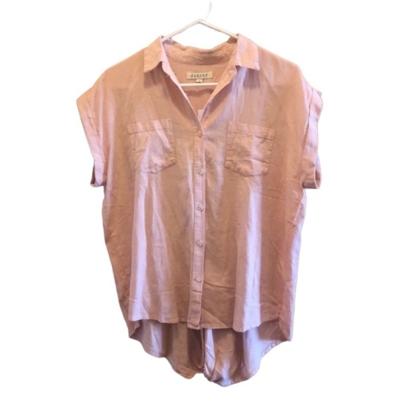 Francesca's Size Small Light Pink Open Back Top New With Tags - Picture 2 of 8